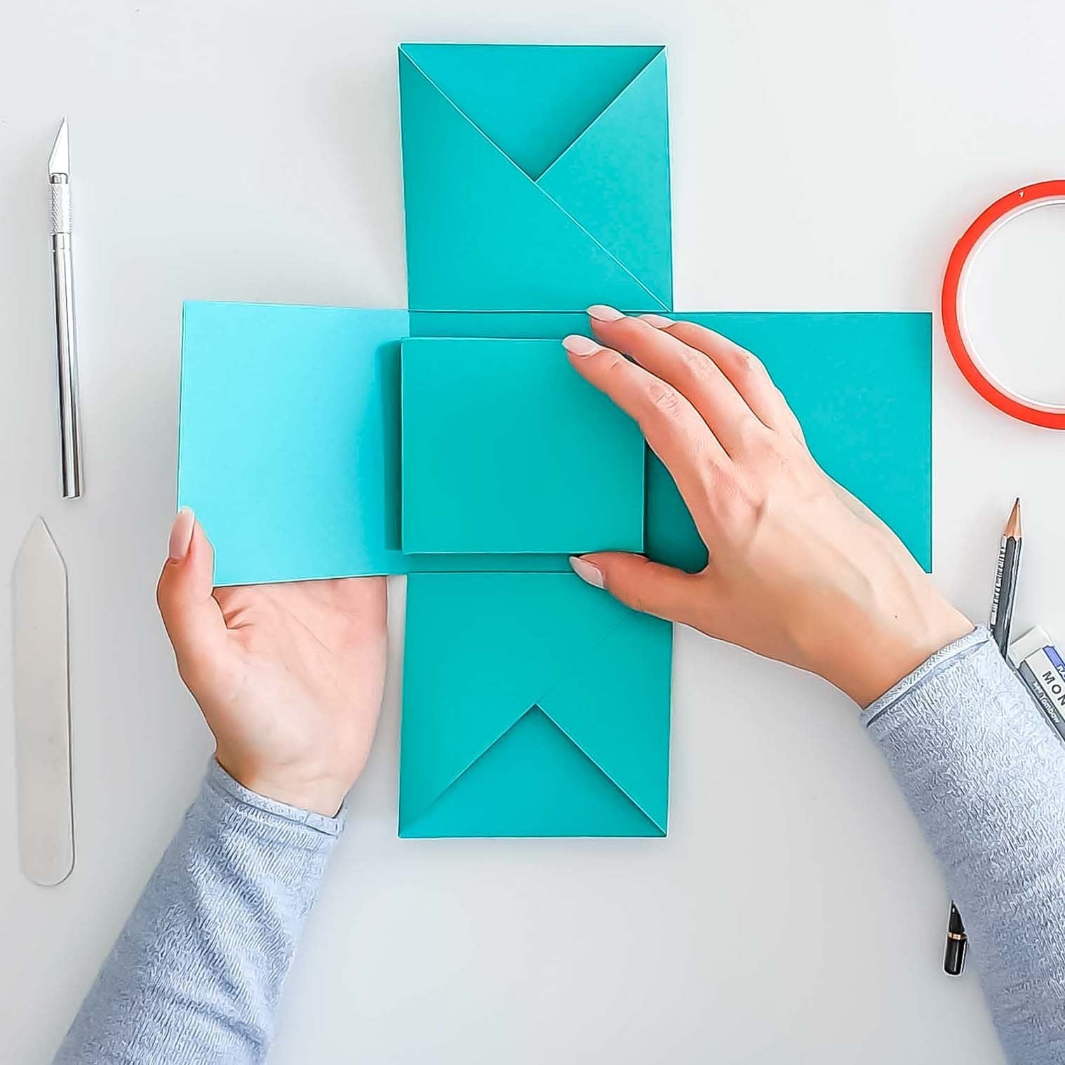 Deine erste Explosionsbox basteln - Teil 1 - Suzu Papers