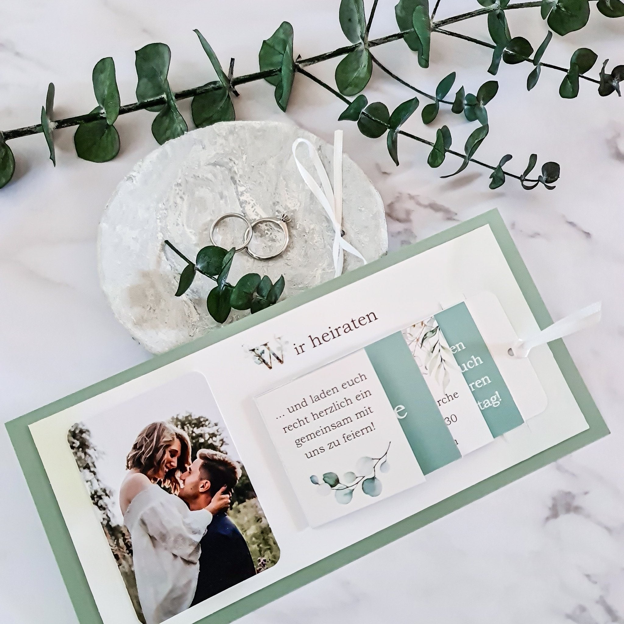 DIY Hochzeitseinladung - Template mit Schritt-für-Schritt-Anleitung - Suzu Papers
