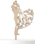 Cake Topper Brautpaar - Tortenfigur Brautpaar für Hochzeitstorte - Suzu Papers