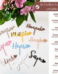 Cake Topper Name - Tortendeko Geburtstag - Suzu Papers