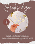 Cake Topper Name - Tortendeko Geburtstag - Suzu Papers