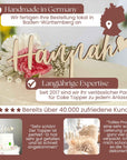 Cake Topper Name - Tortendeko Geburtstag - Suzu Papers
