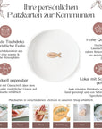 Fisch Platzkarten Kommunion - Tischkarten Konfirmation & Firmung - Tischdeko Taufe - Suzu Papers