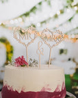 Mr & Mrs Cake Topper - Hochzeitstopper - Suzu Papers