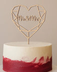 Mr & Mrs Cake Topper - Hochzeitstopper - Suzu Papers