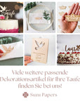 Patenbrief Taufe - Personalisierbare Patenurkunde - Suzu Papers