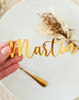 Platzkarten Hochzeit aus Holz mit Namen - Suzu Papers