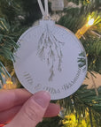 Weihnachtskugel mit Namen - Weihnachtsgeschenk für Freundin - Suzu Papers