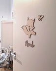 Türschild Kinderzimmer Holz mit Fuchs-Motiv - Suzu Papers