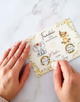 5er Set Rubbelkarten Gender Reveal - Geschlechtsverkündung Baby - Suzu Papers