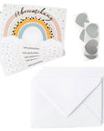 Rubbelkarte Schwangerschaft - 5er Set Regenbogen - Suzu Papers