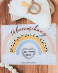Rubbelkarte Schwangerschaft - 5er Set Regenbogen - Suzu Papers