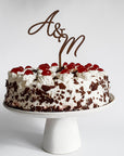 Cake Topper Initialen - Tortendeko Hochzeit
