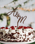 Cake Topper Initialen - Tortendeko Hochzeit