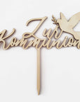 Cake Topper Kommunion - Tortenstecker Kommunion - Suzu Papers