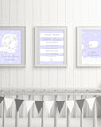 Babys Poster Set - Sweet Dreams - zum selber Ausdrucken - Suzu Papers