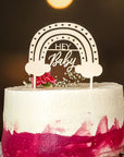 Cake Topper Hey Baby - Baby Party Deko Torte - Suzu Papers