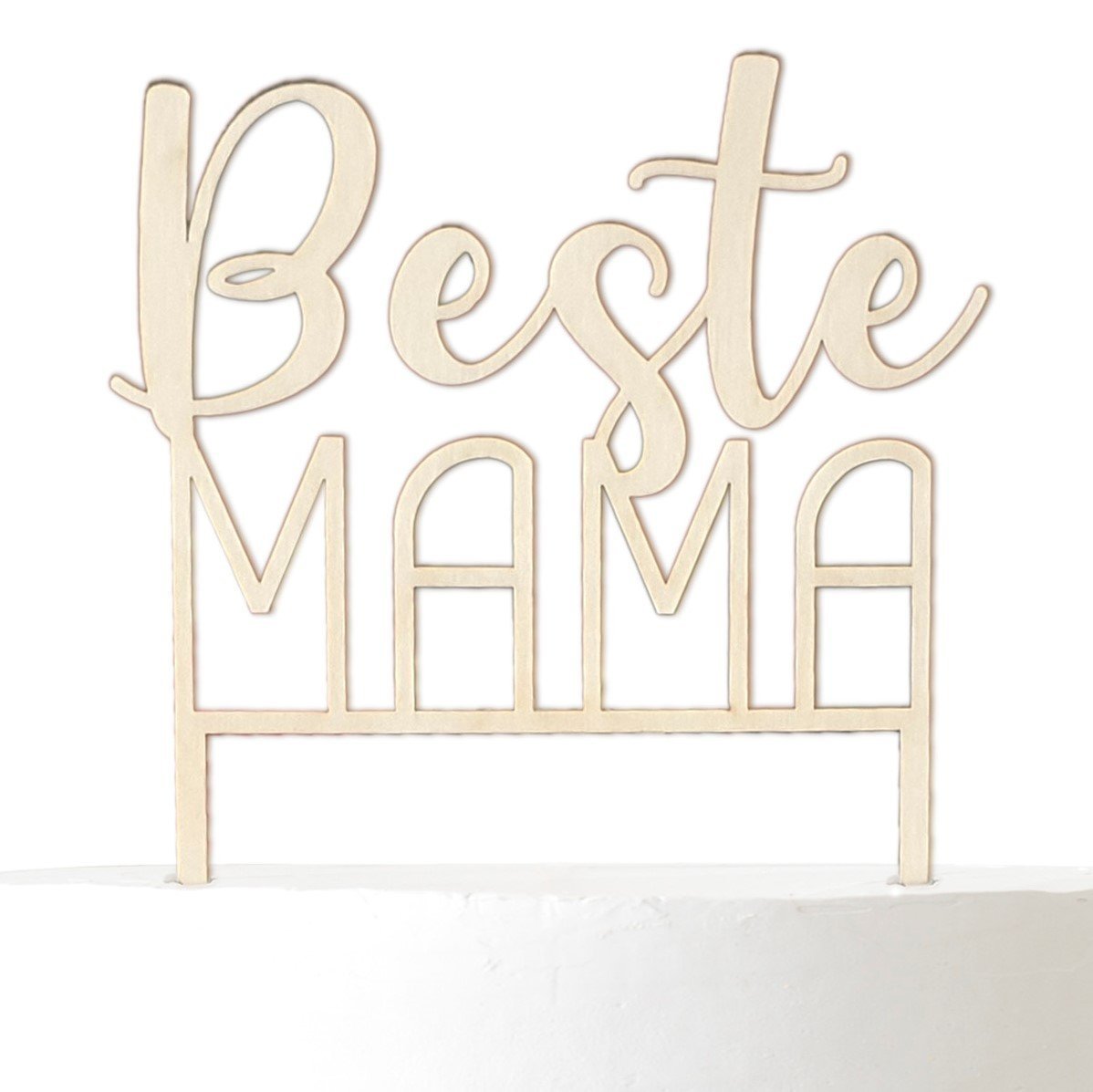Cake Topper Beste Mama - Muttertag &amp; Geburtstag Beste Mama Geschenk - Suzu Papers