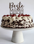 Cake Topper Beste Mama - Muttertag & Geburtstag Beste Mama Geschenk - Suzu Papers