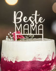 Cake Topper Beste Mama - Muttertag & Geburtstag Beste Mama Geschenk - Suzu Papers