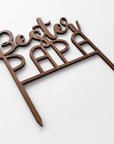 Cake Topper Bester Papa Geschenk zum Geburtstag & Vatertag - Suzu Papers