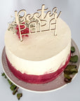 Cake Topper Bester Papa Geschenk zum Geburtstag & Vatertag - Suzu Papers