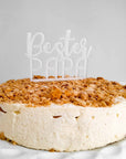 Cake Topper Bester Papa Geschenk zum Geburtstag & Vatertag - Suzu Papers