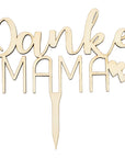 Cake Topper Muttertag - Danke Mama Tortendeko - Suzu Papers
