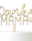 Cake Topper Muttertag - Danke Mama Tortendeko - Suzu Papers