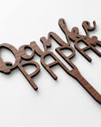 Cake Topper zum Vatertag - Danke Papa Tortendeko - Suzu Papers