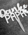 Cake Topper zum Vatertag - Danke Papa Tortendeko - Suzu Papers