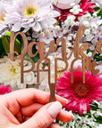 Cake Topper zum Vatertag - Danke Papa Tortendeko - Suzu Papers