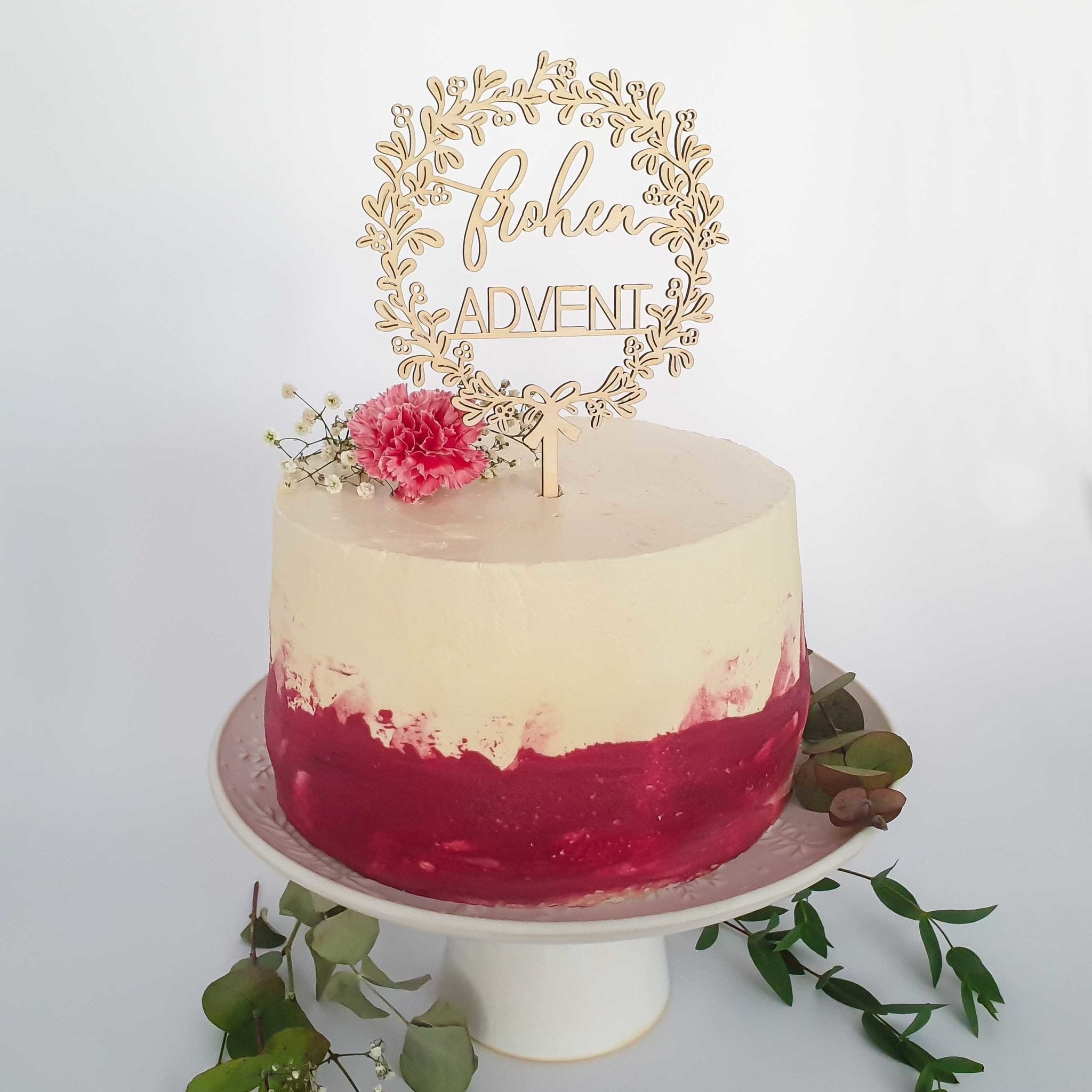 Cake Topper Frohen Advent - Suzu Papers