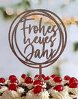 Cake Topper Frohes Neues Jahr - Suzu Papers