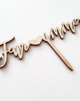 Cake Topper Für Immer - Suzu Papers