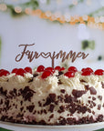 Cake Topper Für Immer - Suzu Papers
