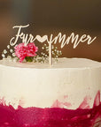 Cake Topper Für Immer - Suzu Papers