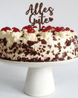 Cake Topper Alles Gute - Tortenaufleger Geburtstag - Suzu Papers