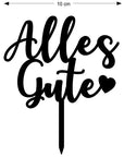 Cake Topper Alles Gute - Tortenaufleger Geburtstag - Suzu Papers