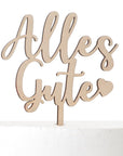 Cake Topper Alles Gute - Tortenaufleger Geburtstag - Suzu Papers