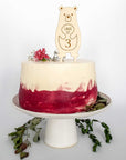 Cake Topper Bär - Kuchendeko Kindergeburtstag - Suzu Papers