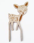 Cake Topper Kindergeburtstag Reh - Tortendeko Kindergeburtstag - Suzu Papers