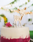Cake Topper Kindergeburtstag Reh - Tortendeko Kindergeburtstag - Suzu Papers