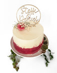 Cake Topper Greenery - Hochzeitstorte Topper personalisiert - Suzu Papers