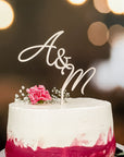 Cake Topper Initialen - Tortendeko Hochzeit