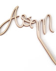 Cake Topper Initialen - Tortendeko Hochzeit