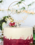 Cake Topper Love Blätterkranz - Suzu Papers