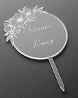 Cake Topper personalisiert Hochzeit - Suzu Papers