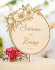Cake Topper personalisiert Hochzeit - Suzu Papers