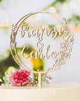 Tortenaufleger Hochzeit mit Namen - Suzu Papers